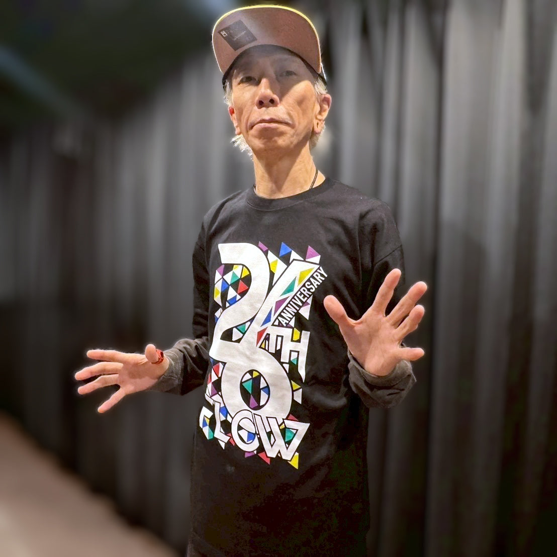 FLOW 26th anniversary T-shirt (black)