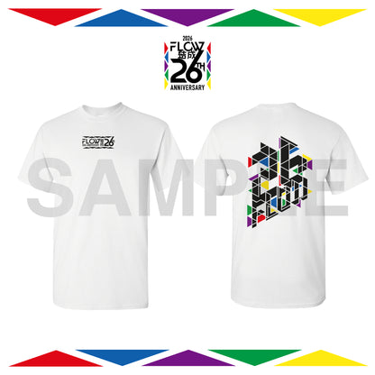 FLOW 26th anniversary T-shirt (white)