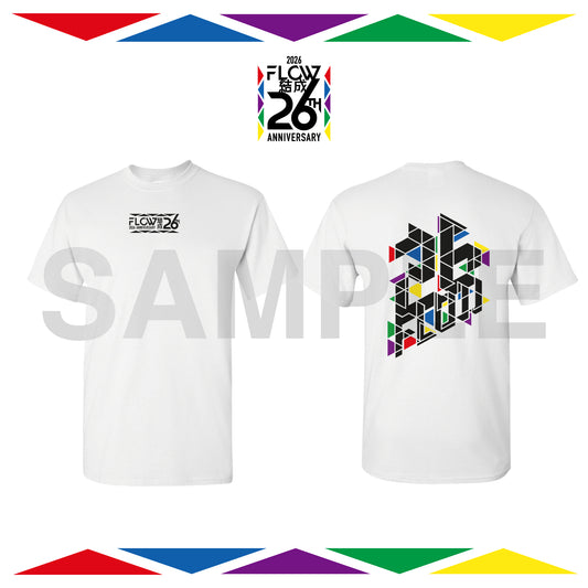 FLOW 26th anniversary T-shirt (white)