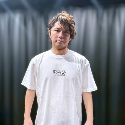 FLOW 26th anniversary T-shirt (white)