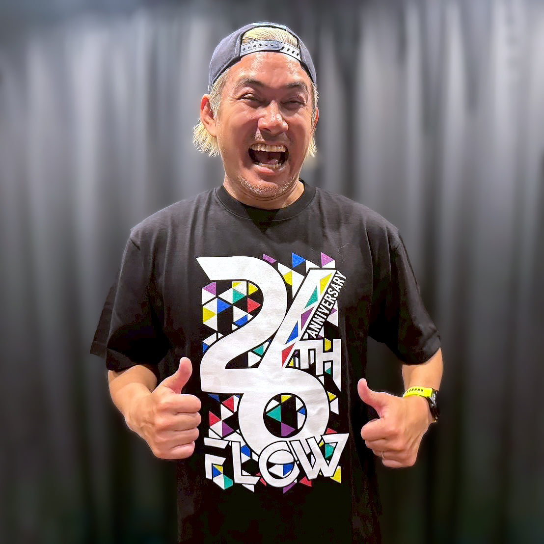 FLOW 26th anniversary T-shirt (black)