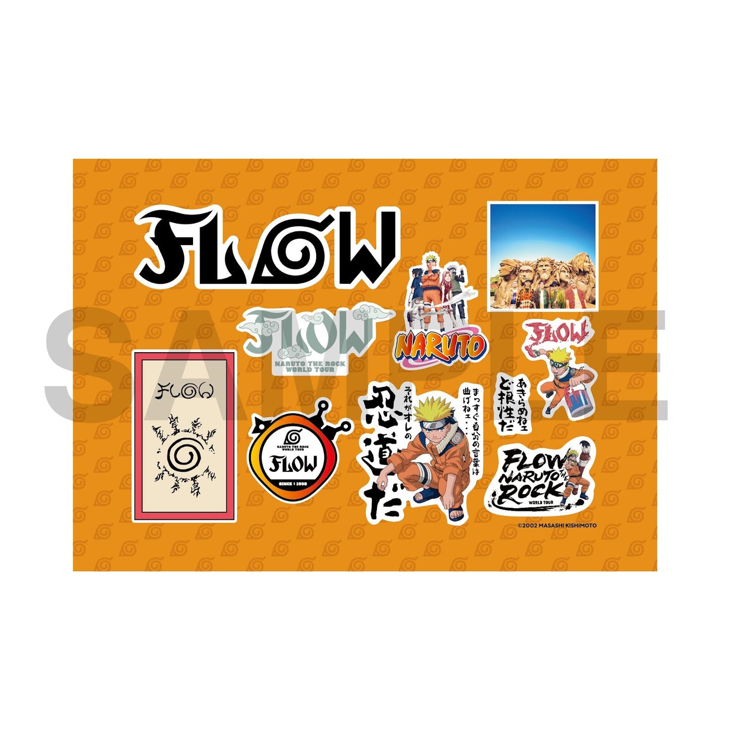 FLOW x NARUTO Sticker-Set